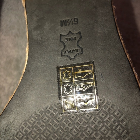 NWOT TORY BURCH Fawn Canvas Oxford Shoes Sz 6.5 - Picture 11 of 14